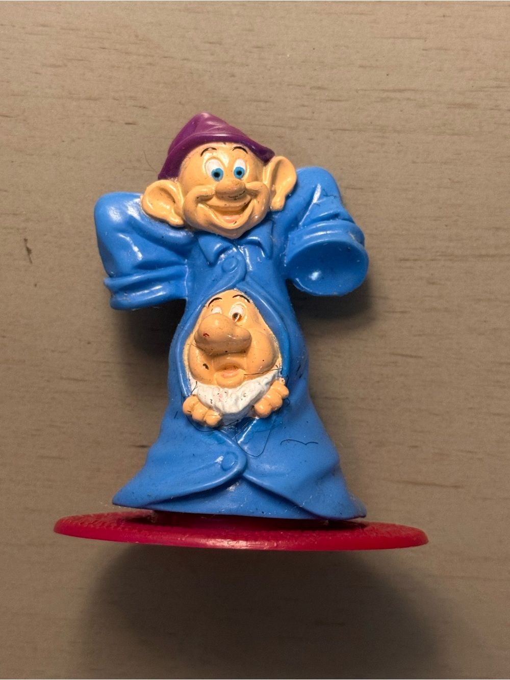 Disney Snow White DWARVES Dopey & Sneezy VTG Toy Figure McDonalds 1992